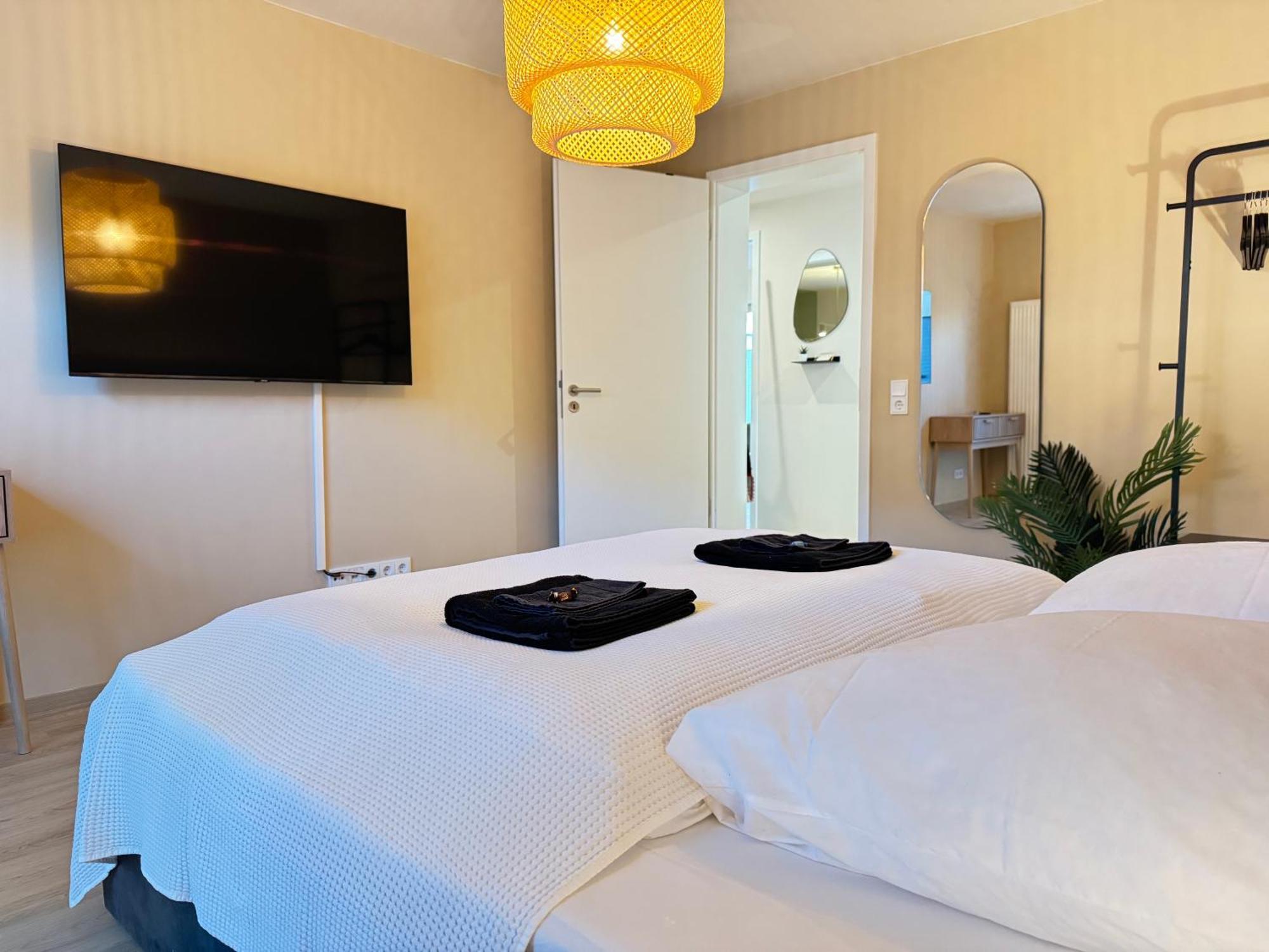 Lightplace • Design • Boxspring • Balkon • 2 Smart Tv •Innenstadt Braunschweig Exterior foto